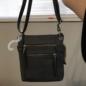 Gray Crossbody Bag